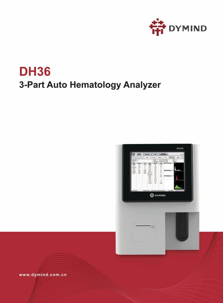 DH36 - 3 Part Auto Hematology Analyzer - DYMIND - ATP Diagnóstica